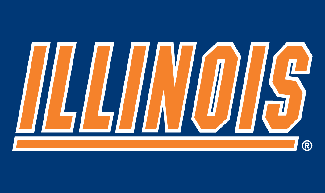 Illinois Fighting Illini 1989-2013 Wordmark Logo 04 iron on paper